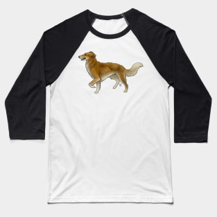 Dog - Silken Windhound - Red Baseball T-Shirt